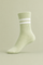 Grip Crew Socks - Non-Slip - Light Green