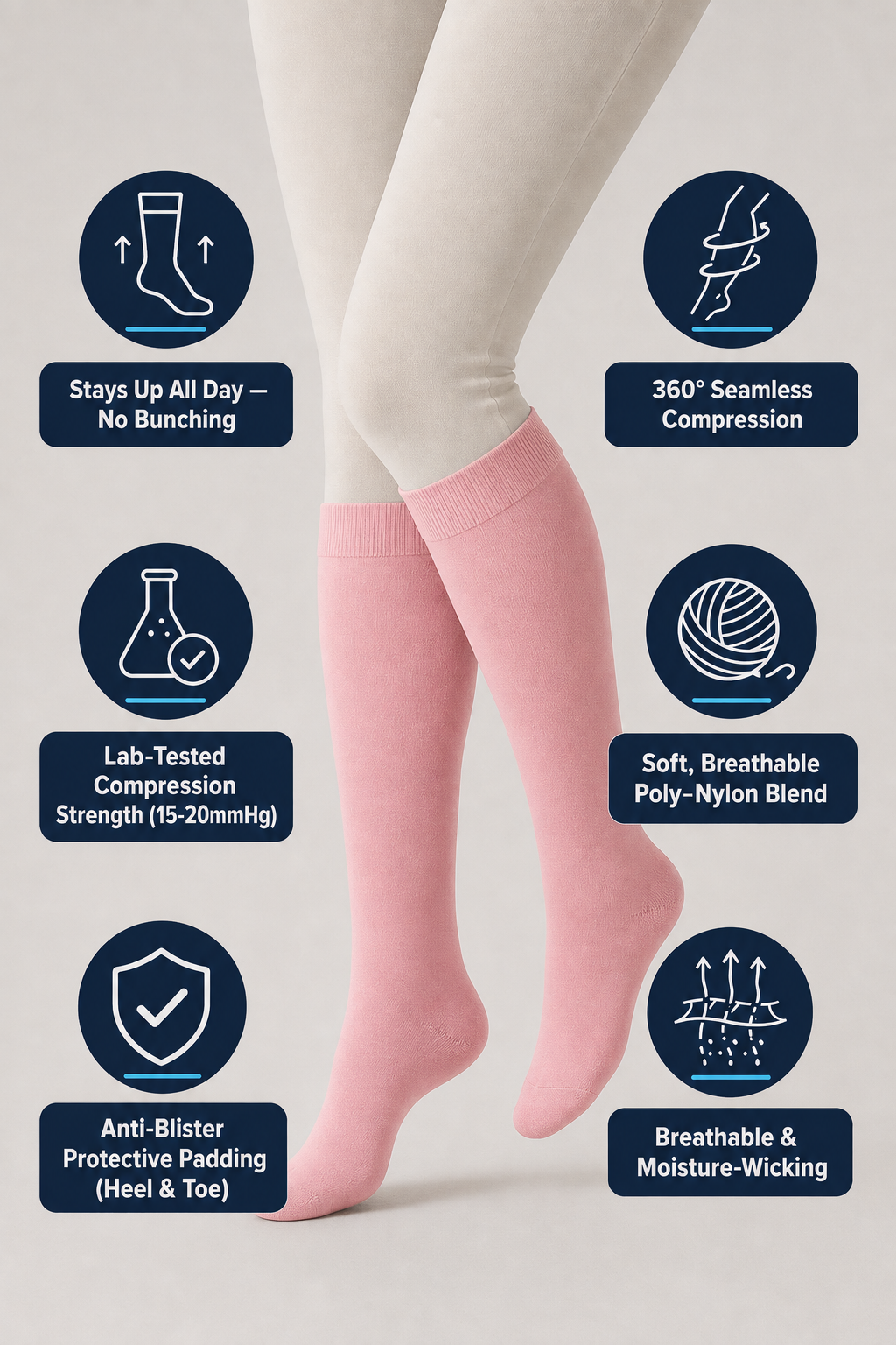 Compression Socks - Pink