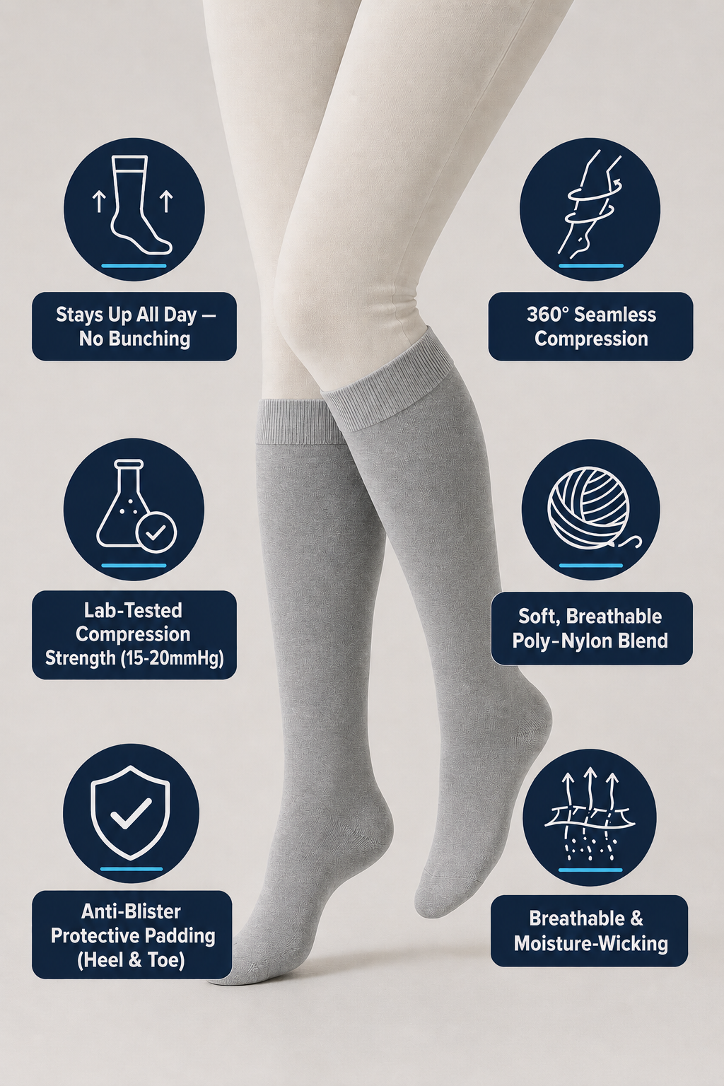 Compression Socks - Grey