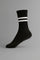 Grip Crew Socks - Non-Slip - Black