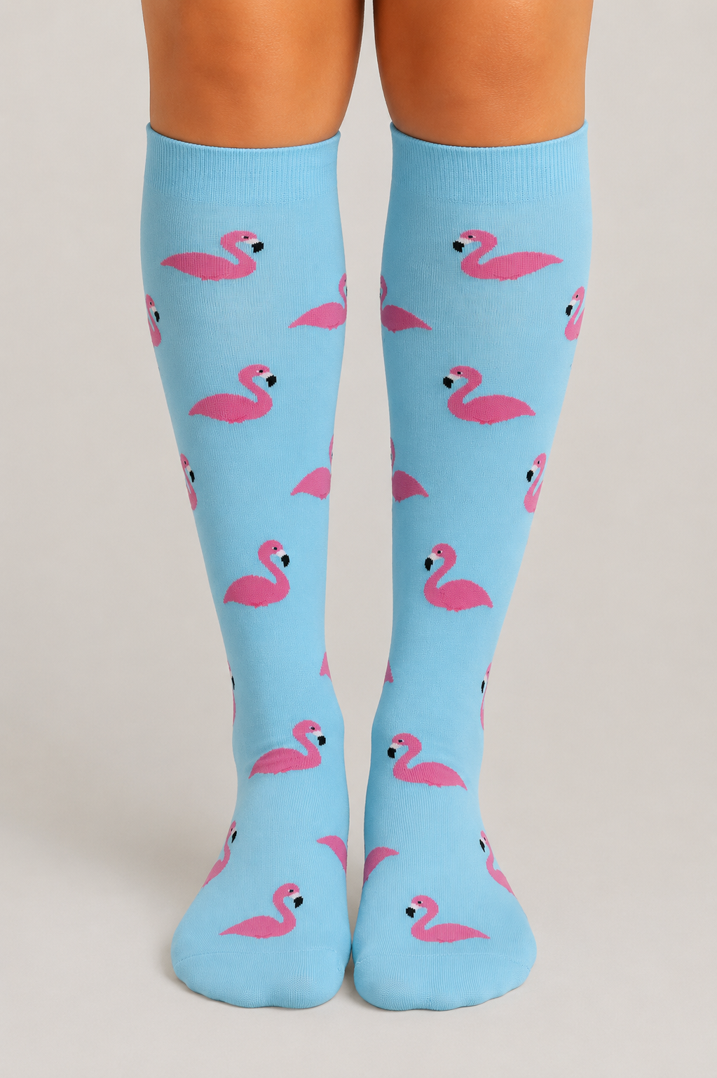 Compression Socks - Flamingo Blue