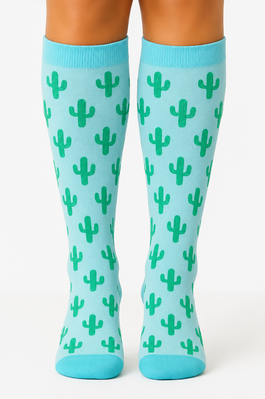 Compression Socks - Cactus Green