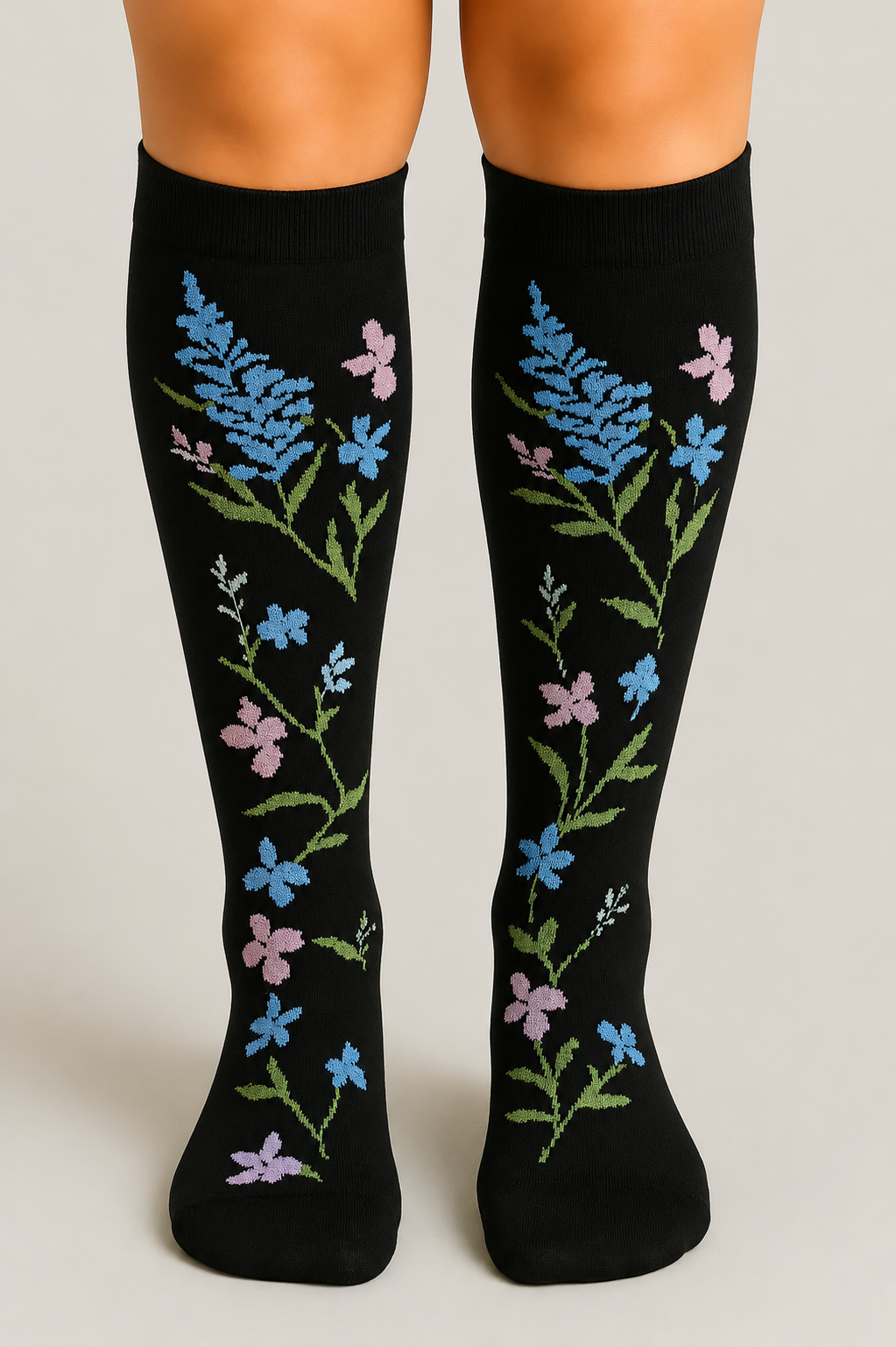 Compression Socks - Lily Black
