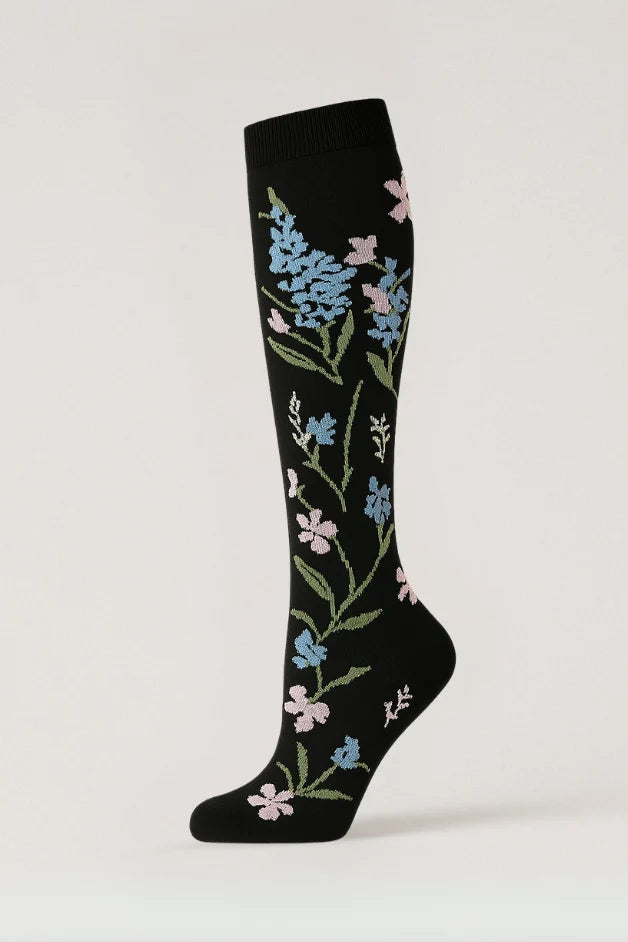 Compression Socks - Lily Black